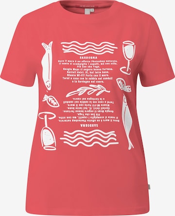 T-shirt QS en rouge : devant