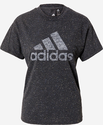 ADIDAS SPORTSWEAR Performance Shirt 'Future Icons Winners 3' in Black: front