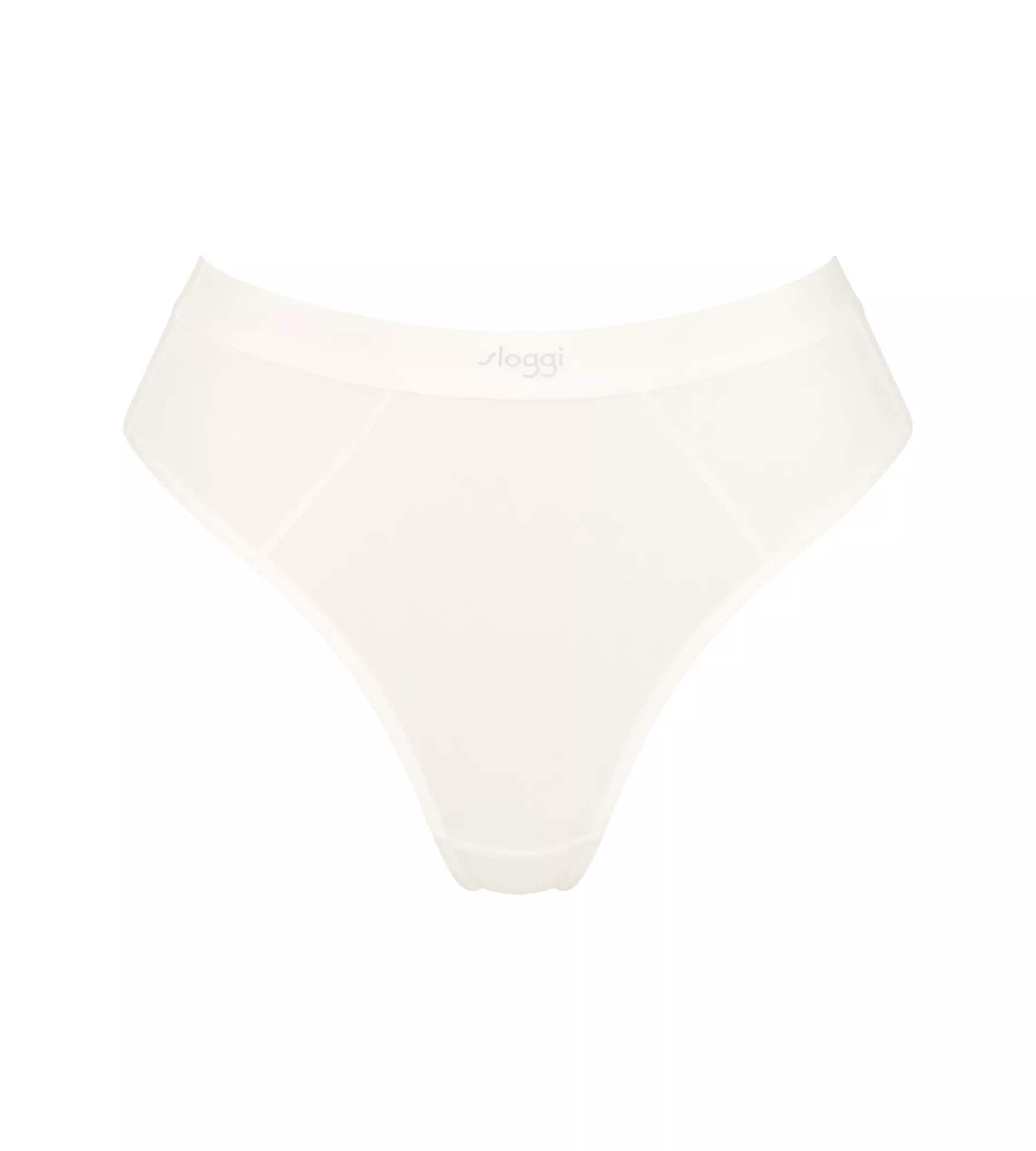 SLOGGI Стринг 'EVER' в бяло: отпред