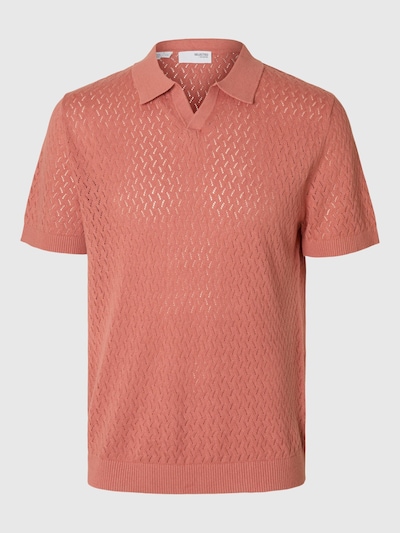 SELECTED HOMME Pull-over 'SLHLino' en melon, Vue avec produit
