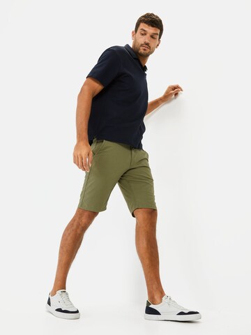 CAMEL ACTIVE Regular Chinoshorts aus Baumwolle mit Stretch in Grün