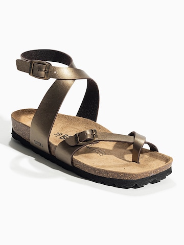 Sandalo con cinturino 'SWAN' di Bayton in bronzo