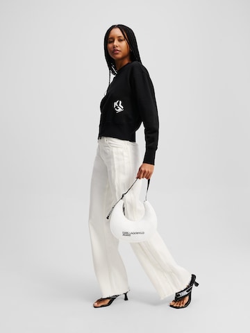 KARL LAGERFELD JEANS Sweatshirt i sort