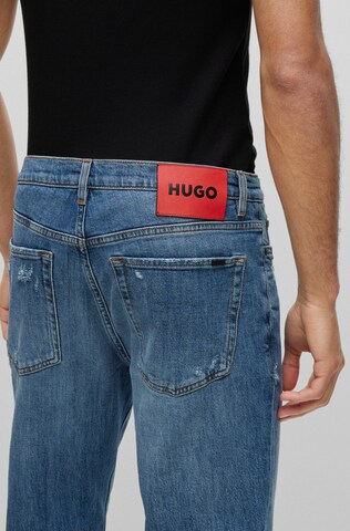 HUGO Slimfit Jeans '634' in Blauw