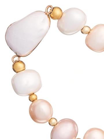 THE GEM STORIES JEWELRY Armband 'Mother of Pearl' in Roze