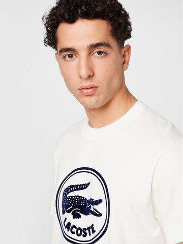 LACOSTE - Camisa 'Sportswear' em branco