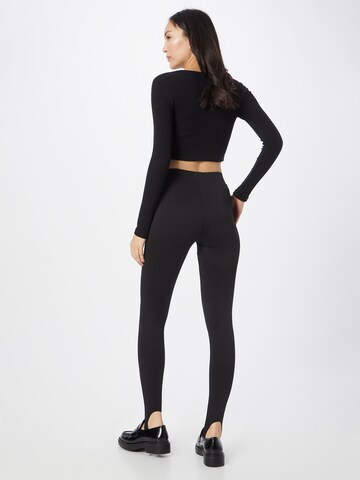 Gina Tricot Skinny Legíny – černá