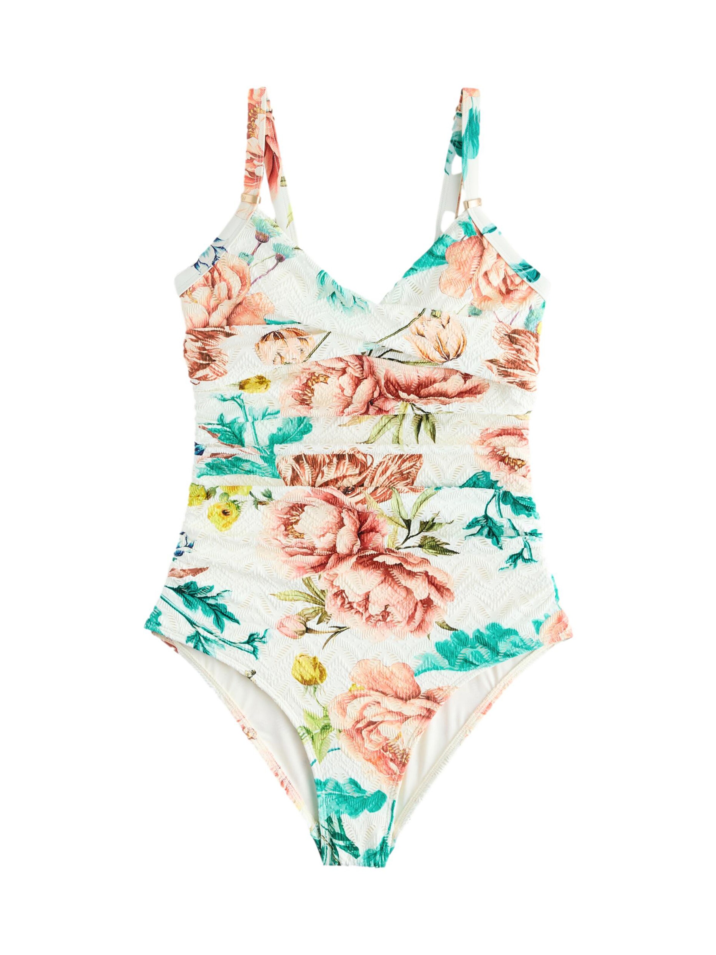 Next Μπουστάκι Ολόσωμο μαγιό σε λευκό: μπροστά