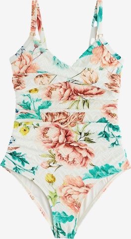 Next Bustier Uimapuku värissä valkoinen: etupuoli