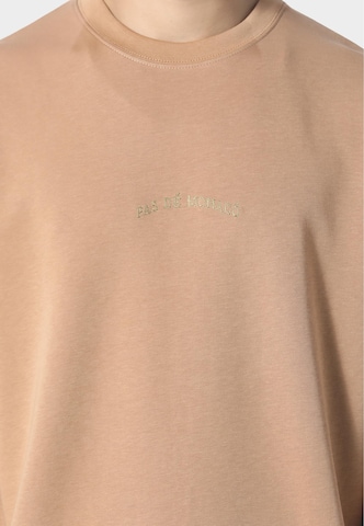Pas De Monaco Футболка 'Broderie' в Оранжевый