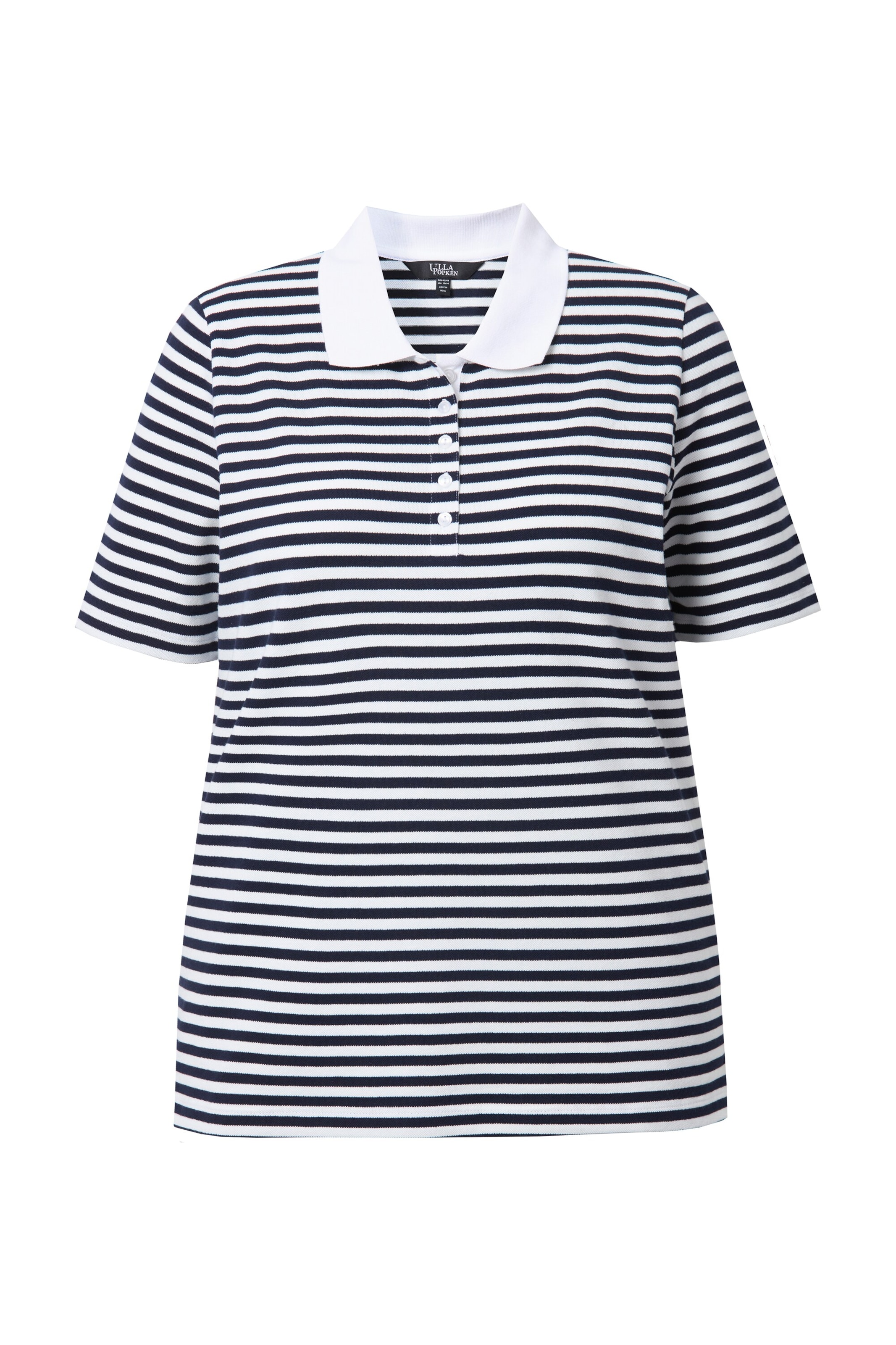 Ulla Popken Shirt in Zwart: voorkant