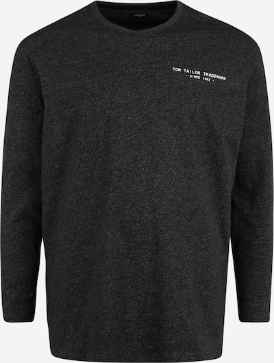 TOM TAILOR Men Plus Pullover in schwarzmeliert, Produktansicht