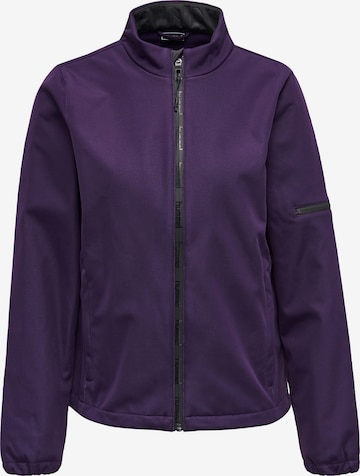 Veste de sport Hummel en violet : devant