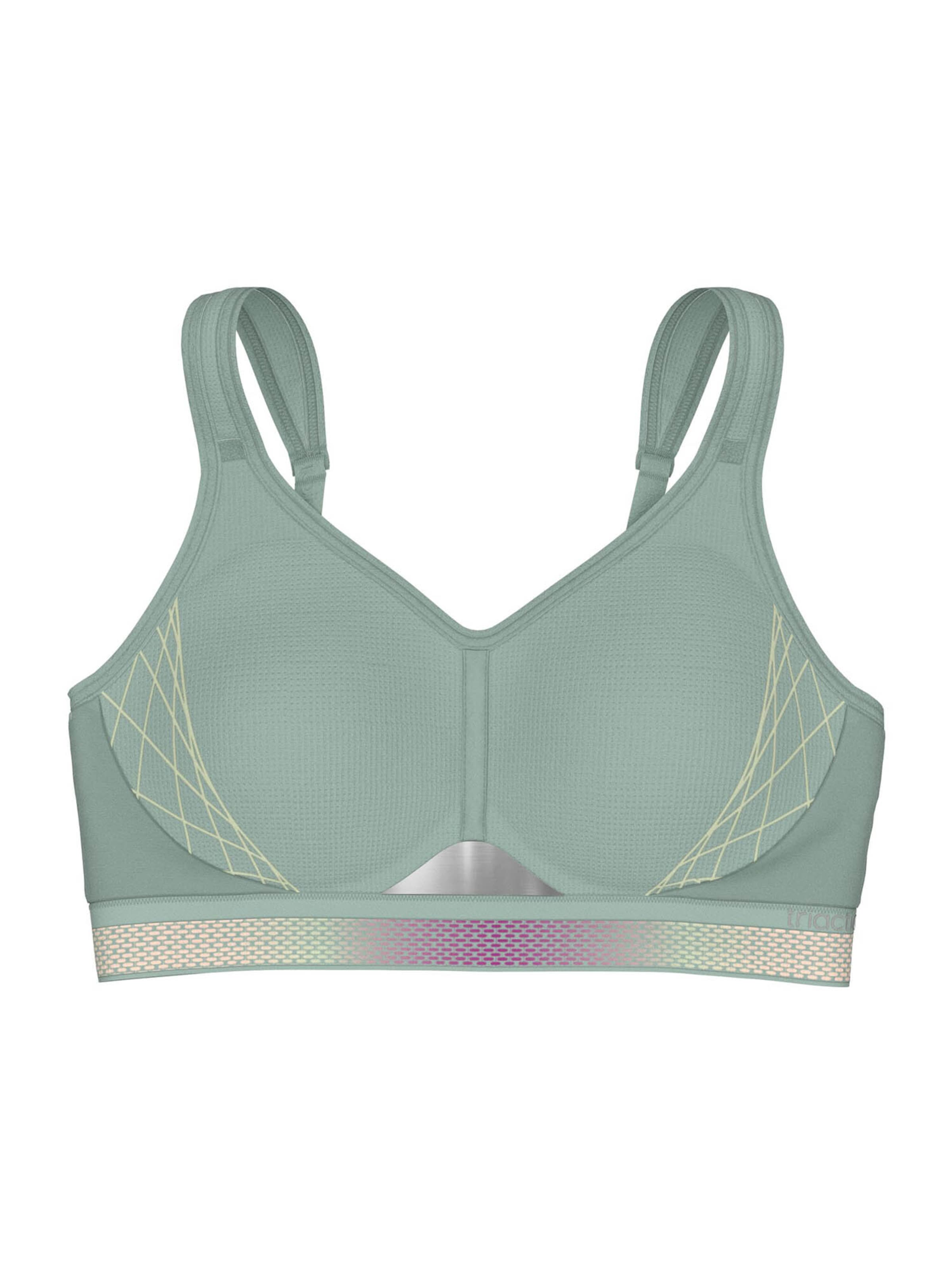 TRIUMPH Sport bh ' Triaction Cardio Flow ' in Groen: voorkant
