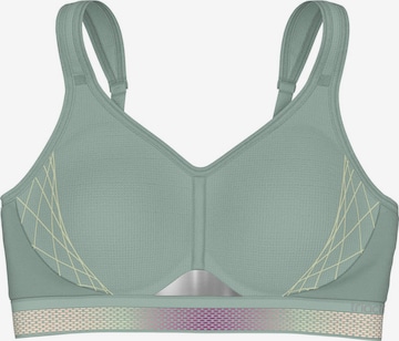Soutien-gorge de sport ' Triaction Cardio Flow ' TRIUMPH en vert : devant