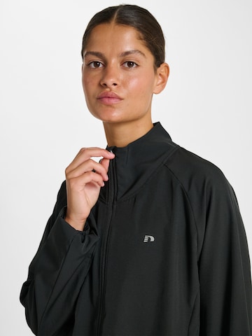 Newline Sweatvest in Zwart