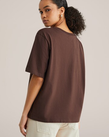 WE Fashion Tričko – hnědá