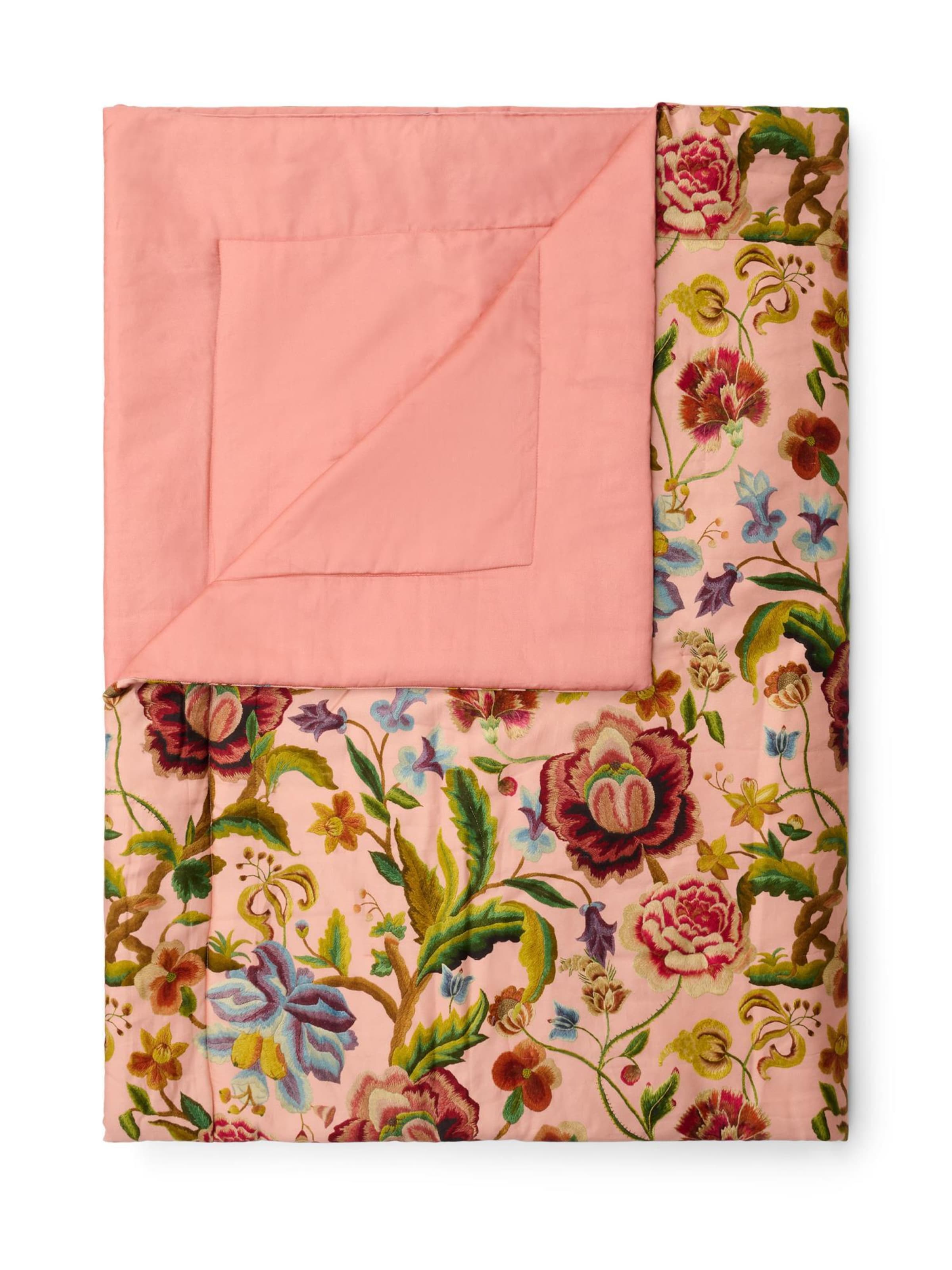 ESSENZA Tagesdecke 'Roselina' in Pink: Vorderseite