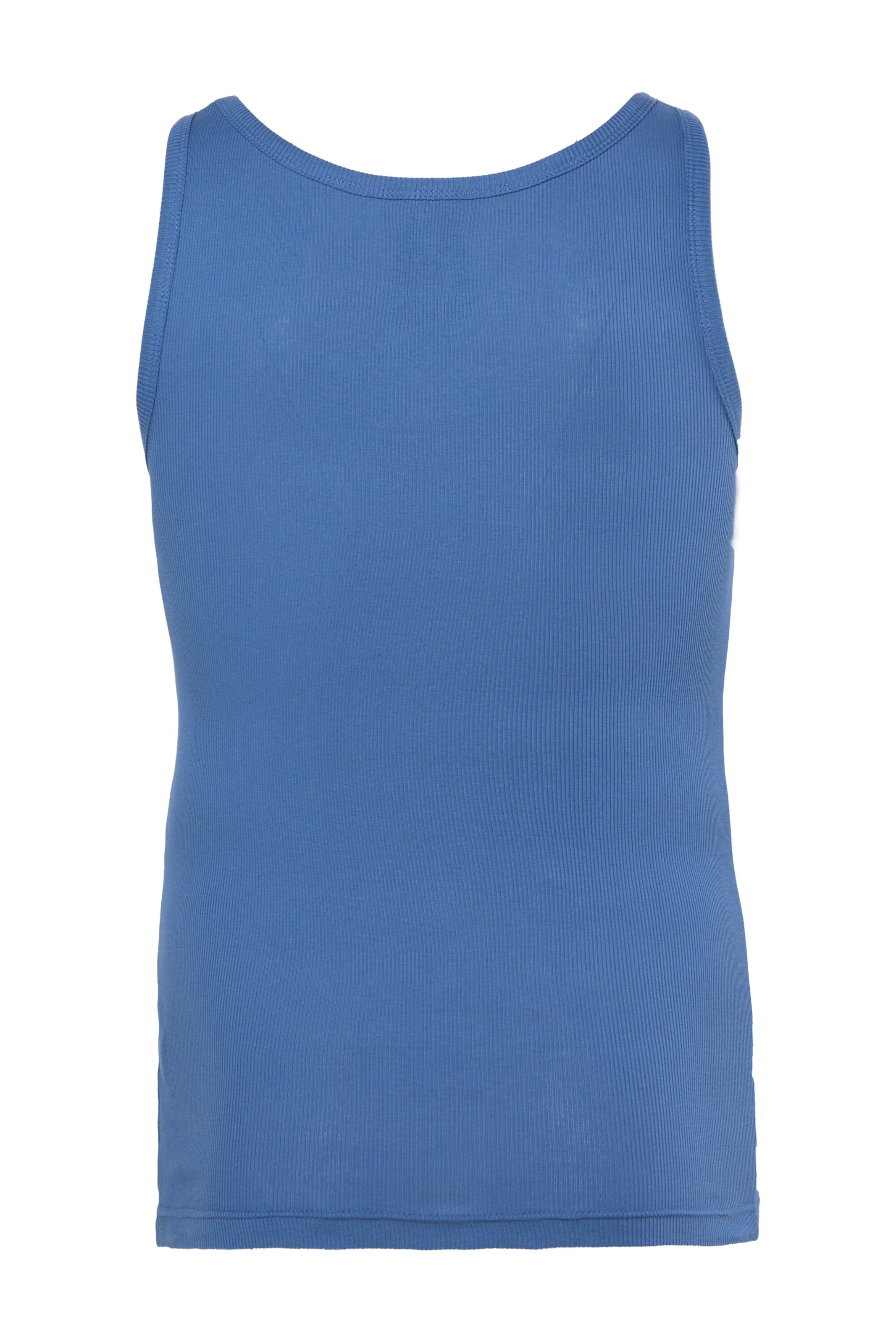 Men Plus Undershirt in Blue