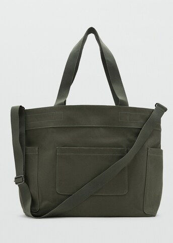 MANGO MAN Shopper in Green