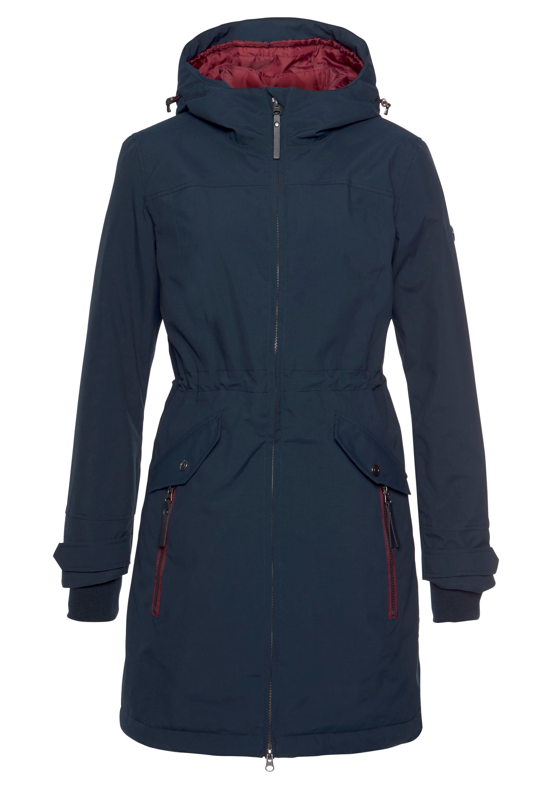 POLARINO Outdoorjacke in Blau: Vorderseite