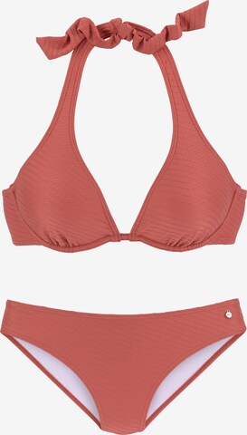 s.Oliver Triangel Bikini in Rood: voorkant