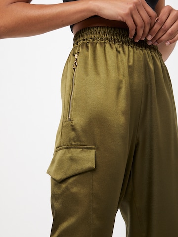 AX Paris Tapered Cargo Pants in Green