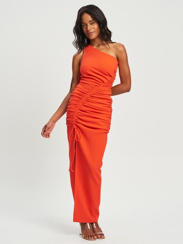 Robe de cocktail 'TOBI' BWLDR en orange