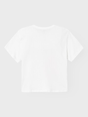 T-Shirt 'JAVASE' NAME IT en blanc
