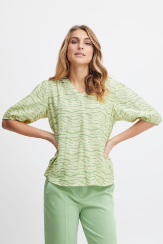 Fransa Blouse in Groen: voorkant