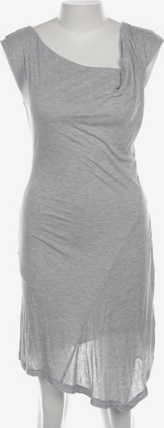 Velvet Dress in XS in Grey: front