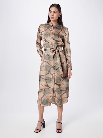 Lauren Ralph Lauren Shirt Dress 'SHADNY' in Brown: front