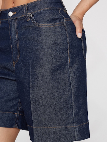 Tezenis Wide Leg Shorts in Blau