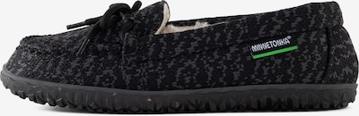 Minnetonka Mokassin 'Eco Oak' in dunkelgrau / grün / schwarz / weiß, Produktansicht
