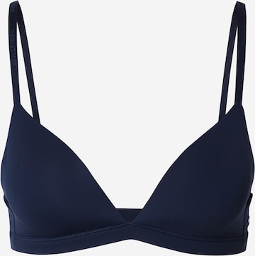Tommy Hilfiger Underwear Trojúhelníková Podprsenka 'Essential' – modrá: přední strana