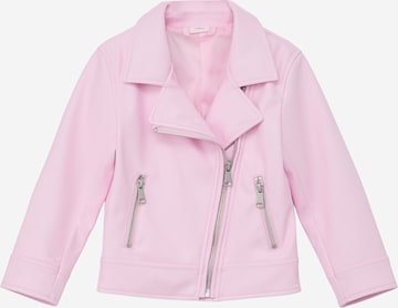 s.OliverPrijelazna jakna - roza boja: prednji dio