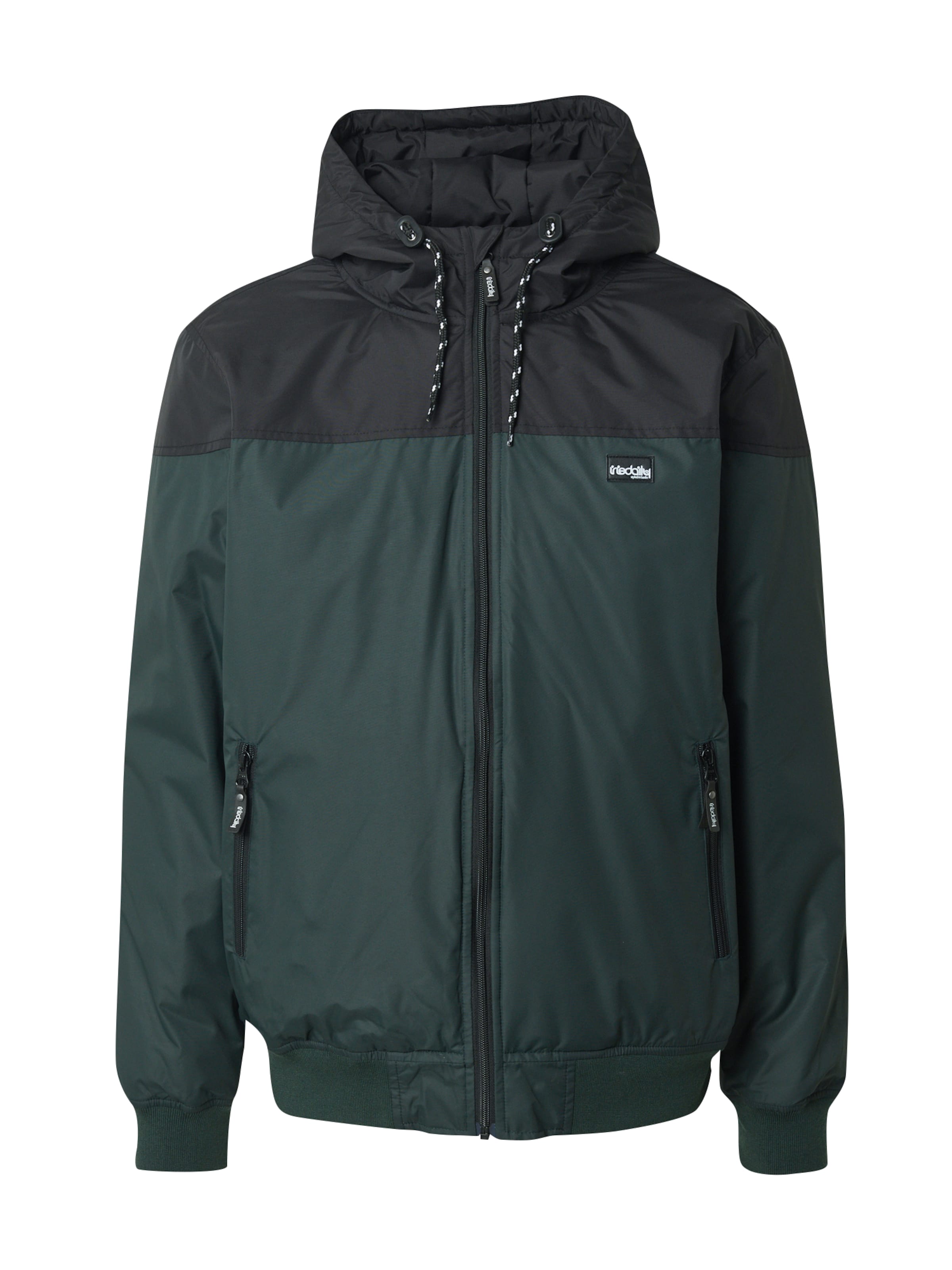 Iriedaily Демисезонная куртка в Зеленый: спереди