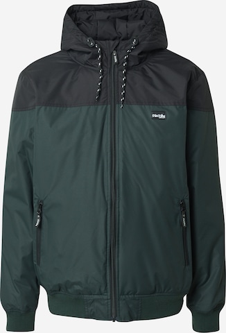 Veste mi-saison Iriedaily en vert : devant