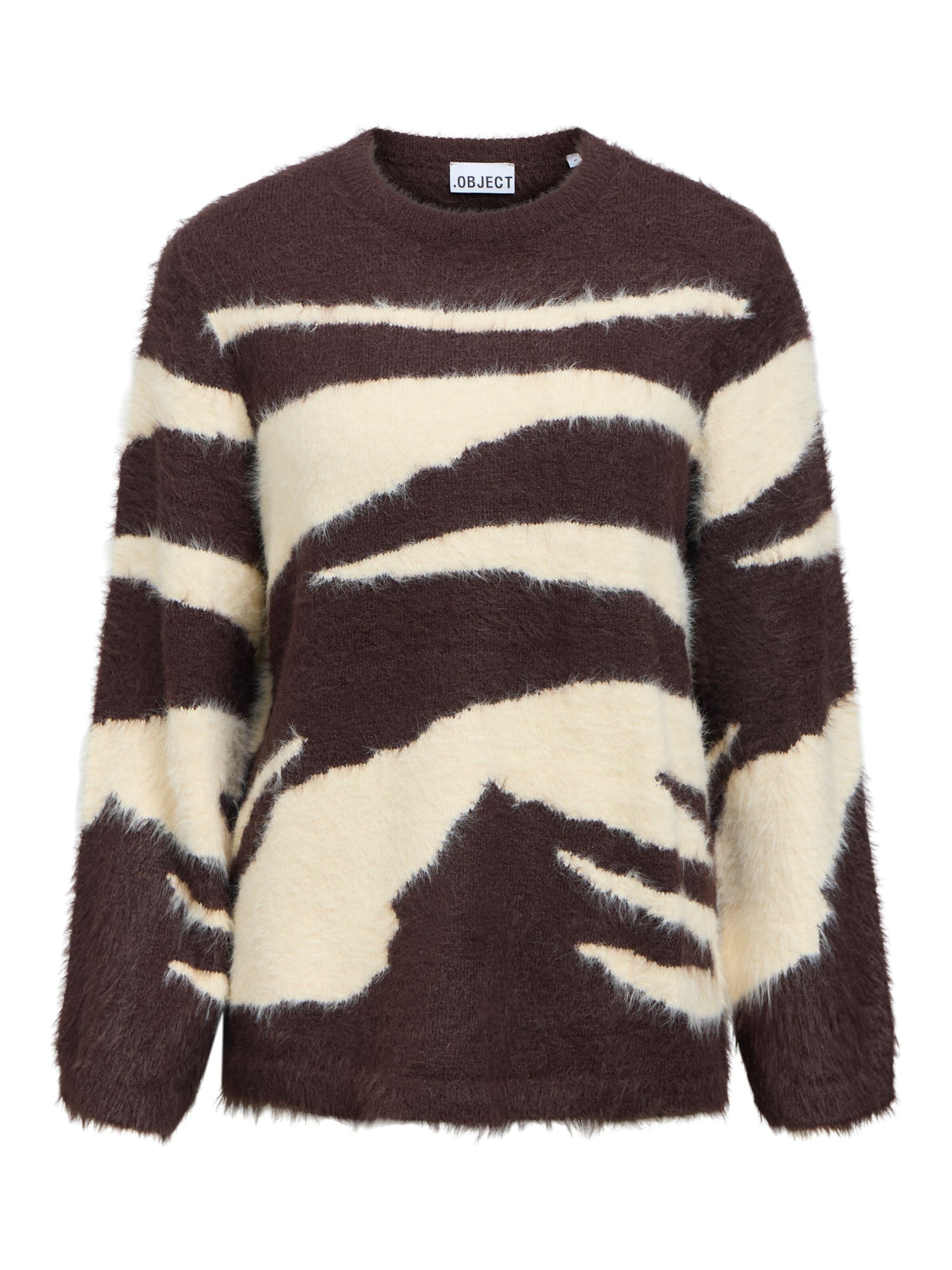 OBJECT Sweater 'OBJLinda' in Beige: front