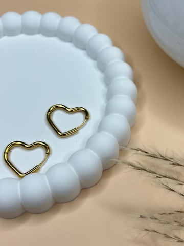 Pure Schmuck Oorbellen 'Love Heart' in Goud