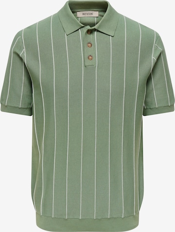 Pull-over 'ONSSAIM' Only & Sons en vert : devant