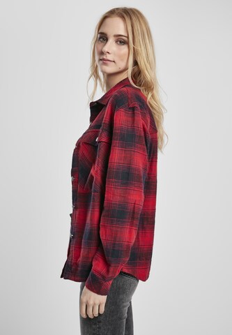 Camicia da donna di Urban Classics in rosso