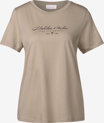Street One Studio Shirt in Beige: front