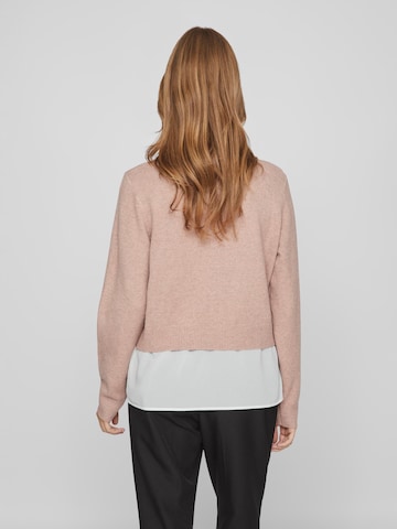 VILA Sweater 'BENTE' in Pink