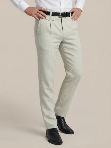 Suitable Regular Chino Pants 'Pico' in Grey: front