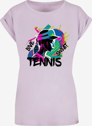 Maglietta 'Tennis Love, Sweat' Merchcode di colore blu / lavanda / rosa / nero, Visualizzazione prodotti