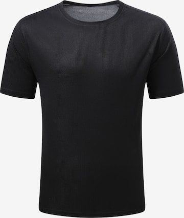 YOUTHUP Funktionsshirt 'Feuchtleit' in Schwarz: Vorderseite