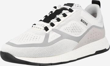 BOSS Sneakers 'Titanium' in Grey: front