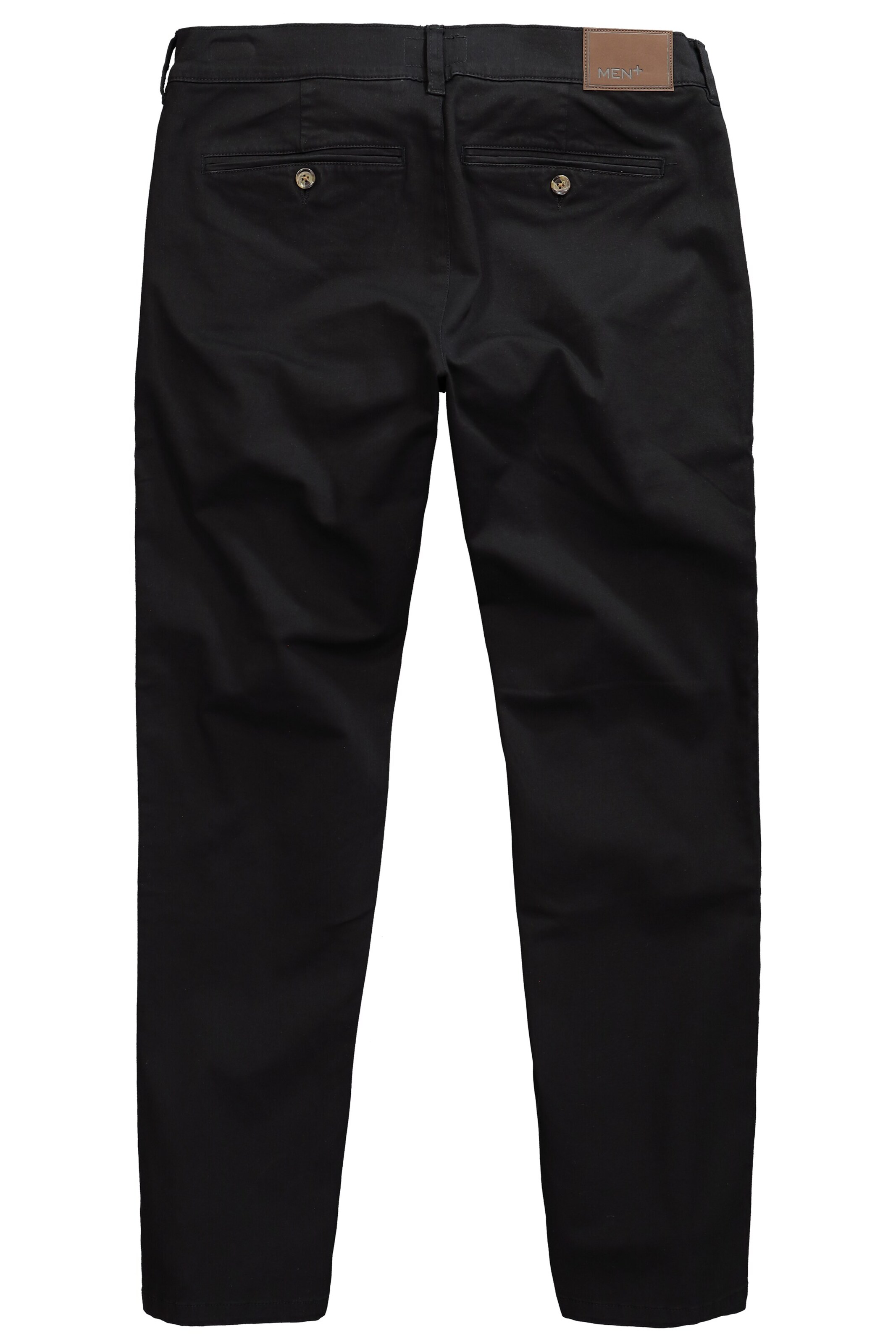 Men Plus Regular Chino Pants in Black