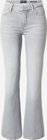 7 for all mankindBootcut/trapezice Traperice 'DOJO' - siva boja: prednji dio